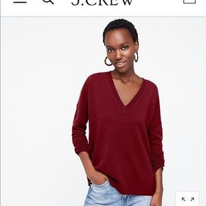 J. Crew Cashmere Boyfriend Sweater